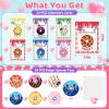 24 Pack Valentines Day Cards for Kids, Donut Fidget Spinner Toy with Greeting Cards, Valentine's Day Gifts for Kids, Valentine Kids Party Favor, School Classroom Exchange Prizes for Boys Girls view 2