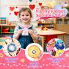 24 Pack Valentines Day Cards for Kids, Donut Fidget Spinner Toy with Greeting Cards, Valentine's Day Gifts for Kids, Valentine Kids Party Favor, School Classroom Exchange Prizes for Boys Girls view 4