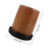 Toyvian Wooden Dice Rolling Cup with Base Large Capacity Dice Shaker for Party Table Games Ktv Entertainment Smooth Surface Material for Role Playing and Board Game Fun view 2