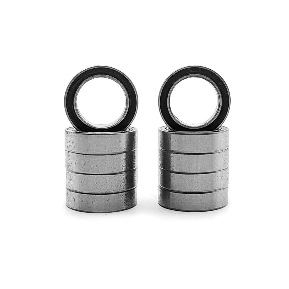 AMZRC 10Pcs 10x15x4mm 6700-2RS Ball Bearings Kit for Traxxas Arrma Axial Losi Redcat Rc Car Part
