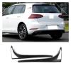 Carbon Fiber Car Rear Trunk Spoiler Side Wing Lip Covers Compatible for XV Golf 7 MK7 Standard Not for GTI R 2014 2015 2016 2017(Carbon Fiber) view 1