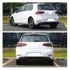 Carbon Fiber Car Rear Trunk Spoiler Side Wing Lip Covers Compatible for XV Golf 7 MK7 Standard Not for GTI R 2014 2015 2016 2017(Carbon Fiber) view 3