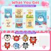 24 Pack Valentines Day Cards for Kids, Animal Fidget Spinner Toys with Greeting Cards, Valentine's Day Gifts for Kids, Valentine Kids Party Favor, School Classroom Exchange Prizes for Boys Girls view 2