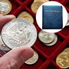 480 Pockets Coin Collection Album For Collectors Collecting Leather Collection Book Storage PVC Coin Collector Folder view 2