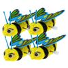 BESPORTBLE 4Pcs Wind-up Bee with Moving Wings Adorable Playthings Compact Clockwork Insect Models for S Fun and Educational view 1