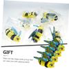BESPORTBLE 4Pcs Wind-up Bee with Moving Wings Adorable Playthings Compact Clockwork Insect Models for S Fun and Educational view 4