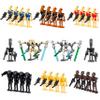 Toysvill Battle Robots Building Block Set | Generals + Droids Minifigures (28 PCS/Set) with Weapons view 1