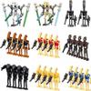 Toysvill Battle Robots Building Block Set | Generals + Droids Minifigures (28 PCS/Set) with Weapons view 2