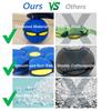 Magic Bouncy Ball Children Bouncing Ball Magic UFO Flying Disc Deformation Ball for Kids Magic Flying Saucer Outdoor Play Toys Football for Boys Girls (Pink+Blue+Red+Green) view 4