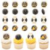 Count Down To The New Year Cupcake Rings, 24 Cupcake Toppers For NYE Parties & Celebrations, Food Safe Cake Toppers 24 Pack view 1