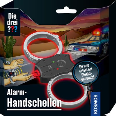 Die Drei Alarm-Handschellen: Detektiv-Set