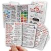10 Poker Hand Ranking Chart Cards with Texas Hold'em Pocket Guide view 1