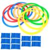 CHICIRIS Speed Rings 10pcs Set Bright Color Plastic Hoops for Children Outdoor Training Dia 29cm view 3