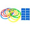 CHICIRIS Speed Rings 10pcs Set Bright Color Plastic Hoops for Children Outdoor Training Dia 29cm view 4