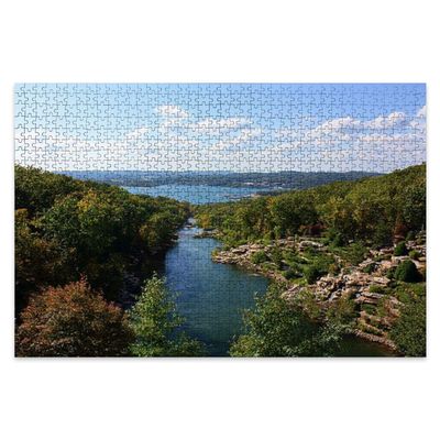 Puzzles for Adults 1000 Pieces Table Rock Lake missouris Pictures Wooden Jigsaw Puzzles Challenging Clearance Puzzle Fun Family Game Kids Toy Gift Home Decor