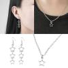 Njdkadey Star Earrings Star Necklace Star Children Gifts Gifts Modern Necklace Star Charm Earrings view 2