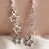 Njdkadey Star Earrings Star Necklace Star Children Gifts Gifts Modern Necklace Star Charm Earrings view 3