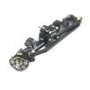 Hot Team S11 Ultimate Axle with Brass Tungsten Steel Steering Knuckles +11mm Counterweight Front and Rear Axle for SCX24 RC Cars(White) view 2