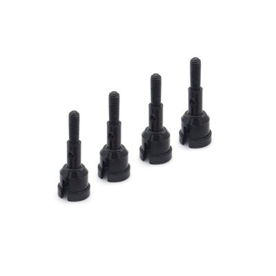 4PCS Metal Replacement Wheel Seat Axles for 1 18 Scale RC Car Models Compatible with A959 A969 A979 A949 30 Upgrade Parts(Black)