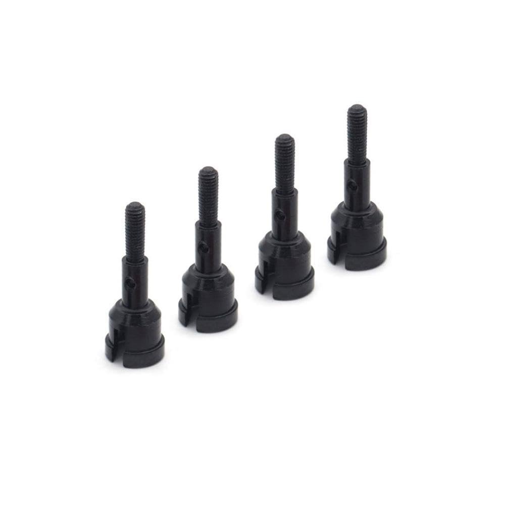 4PCS Metal Replacement Wheel Seat Axles for 1 18 Scale RC Car Models Compatible with A959 A969 A979 A949 30 Upgrade Parts(Black)