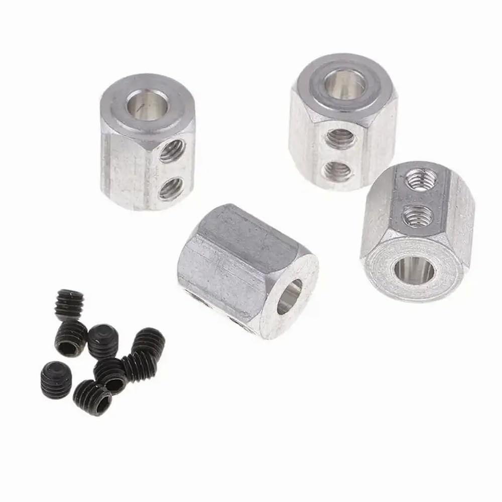 4pcs 1/10 RC Car Wheel Hex Adapter 08065 4X 12x13mm Compatible with Standard Remote Control Vehicles