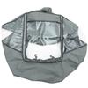 Toyvian Windproof Stroller Cover Grey Rain Protector Dustproof Outdoor Shield for Standard Strollers Easy Carry and Storage view 1