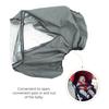 Toyvian Windproof Stroller Cover Grey Rain Protector Dustproof Outdoor Shield for Standard Strollers Easy Carry and Storage view 3