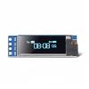 1 Piece 0.91 inch White/Blue IIC OLED LCD Display Module 128*32 LCD Display Device Compatible with 3.3v-5V distintivo(Blue) view 1