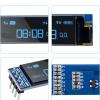 1 Piece 0.91 inch White/Blue IIC OLED LCD Display Module 128*32 LCD Display Device Compatible with 3.3v-5V distintivo(Blue) view 4