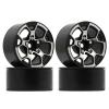 4pcs 1.9" Beadlock Wheel Rim Hub for 1/10 RC Crawler Axial SCX10 for Trax-xas TRX4 RC4WD D90 Redcat Gen(Black) view 3