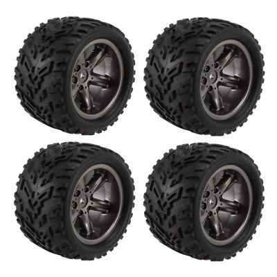 XCNVCYD RC Tires Tyres Wheels Compatible with XINLEHONG 9125 9116 X9115 X9116 for GPTOYS S911 S912 1/12 RC Car Spare Parts Upgrade Accessories 4Pcs Tires Tyre Wheel