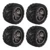 XCNVCYD RC Tires Tyres Wheels Compatible with XINLEHONG 9125 9116 X9115 X9116 for GPTOYS S911 S912 1/12 RC Car Spare Parts Upgrade Accessories 4Pcs Tires Tyre Wheel view 1