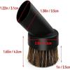 2 Pack 1.25" Round Dust Brush Horse Hair for Vacuum Cleaner Attachments New view 2