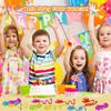 120PCS Glitter Sticky Hands for Kids, Mini Stretchy Slap Hands Toys, Little Hands Sticky Hands Bulk for Party Favors, Girls, Boys, Classroom Prizes, Students, Birthday Gifts, Goodie Bags Stuffers view 2