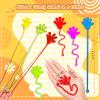 120PCS Glitter Sticky Hands for Kids, Mini Stretchy Slap Hands Toys, Little Hands Sticky Hands Bulk for Party Favors, Girls, Boys, Classroom Prizes, Students, Birthday Gifts, Goodie Bags Stuffers view 3