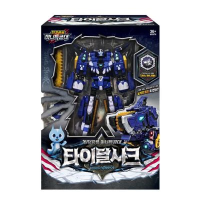 Miniforce Dinoid Warrior Tidal Shark Transforming Robot Figure