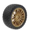 1:10 Flat Rally Tyre 78mm Wheel Rims & Tires Set 12mm Hex for Ta-Miya W-Ltoys H-PI H-SP AR-RMA Buggy 1/10 Scale RC Car Upgrade Parts(4pcs White) view 4