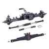 AQWBTYD Compatible with H10 1/10 RC Crawler Car Upgrade Modification Parts Accessories Front Rear Straight Axle Set Complete Axles RC Assortment(Black) view 1