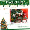 Christmas Tree Train Set with Light & Sound, Hanging Electric Train with Locomotive & Tracks, Realistic Holiday Decor view 4