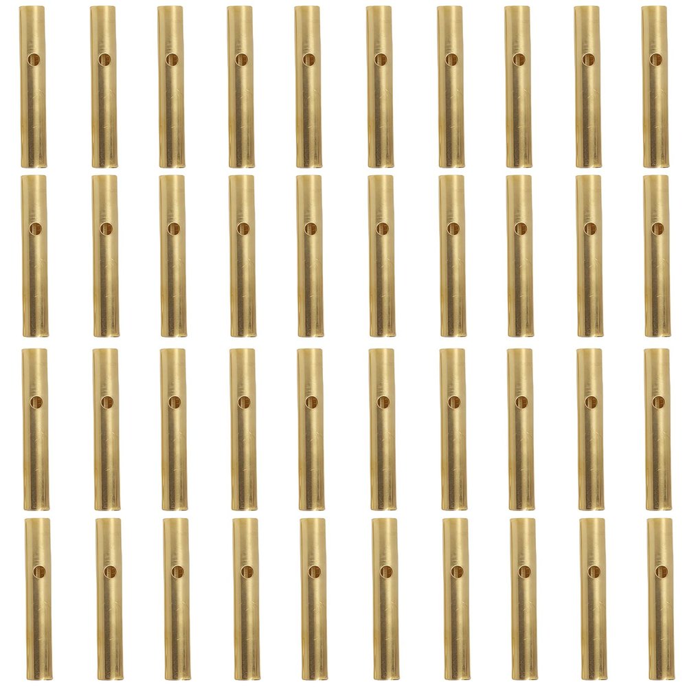 40-Pack Pure Copper Gold Plated Bullet Connectors with Banana Plugs, Assorted Sizes for Brushless Motors, Lithium Batteries, Airplane Models and DIY Projects (3mm Male)