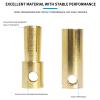 40-Pack Pure Copper Gold Plated Bullet Connectors with Banana Plugs, Assorted Sizes for Brushless Motors, Lithium Batteries, Airplane Models and DIY Projects (3mm Male) view 2