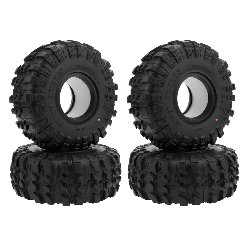 MEUS RACING 1.9 Tires - MS6 Super Bouncer Crawler Tires for Axial SCX10 Pro SCX10 TRX4 Redcat Gen8 1/10 RC Crawler Car, 1.77/4.75/R1.9, #M1901