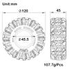 MEUS RACING 1.9 Tires - MS6 Super Bouncer Crawler Tires for Axial SCX10 Pro SCX10 TRX4 Redcat Gen8 1/10 RC Crawler Car, 1.77/4.75/R1.9, #M1901 view 2