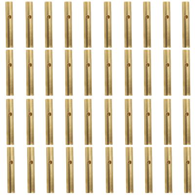 40-Pack Pure Copper Gold Plated Bullet Connectors with Banana Plugs, Assorted Sizes for Brushless Motors, Lithium Batteries, Airplane Models and DIY Projects (2mm Female)