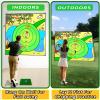 Airaperto Battle Golf Indoor Chipping Game,57x57 Portable Chipping Mat,Indoor Outdoor Sticky Golf for Adults and Junior Golfer Training Practise,Friends Family Yard Target Game view 4