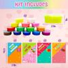 28pcs Valentine's Day Cards with Butter Slime for Kids, Playdough Modeling Clay for School Classroom Exchange Gift Party Favor Prizes view 2