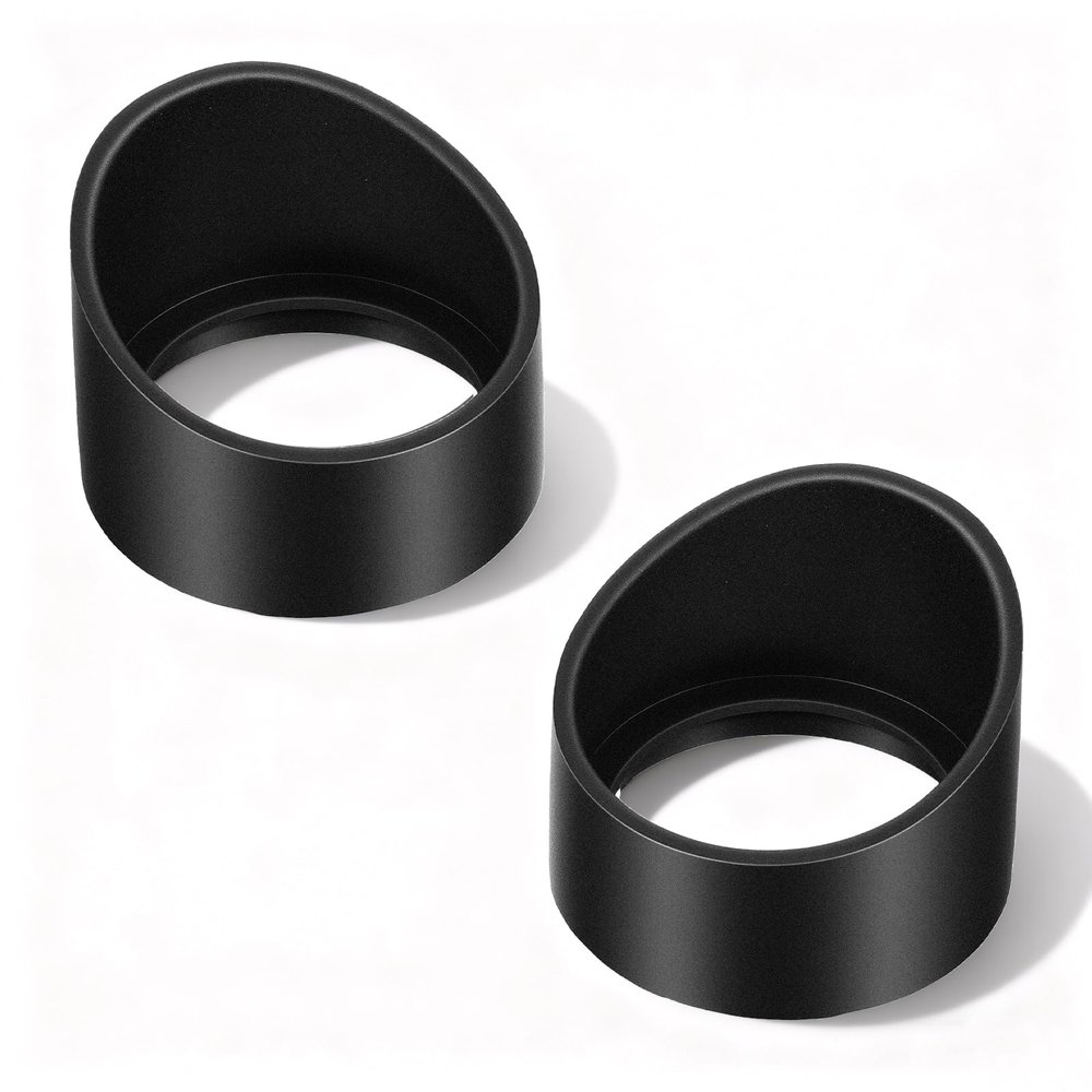 2Pcs Silicone Eye Cover Guards, Binocular Microscope Eyepiece Eye Cups for 32-35mm, Eyepiece Eye Cup Soft Silicone Eyepiece Cover, Replacement Accessories
