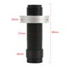 20205 HSJS 4K 60MP HDMI USB Industrial Video Microscope Camera For Phone PCB Repair & 120X C-Mount Lens With 56-LED Adjustable Ring Light view 2