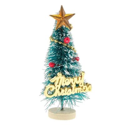 1:12 Scale Miniature Christmas Tree, Dollhouse Holiday Decor for Christmas Scene Displays and Parties