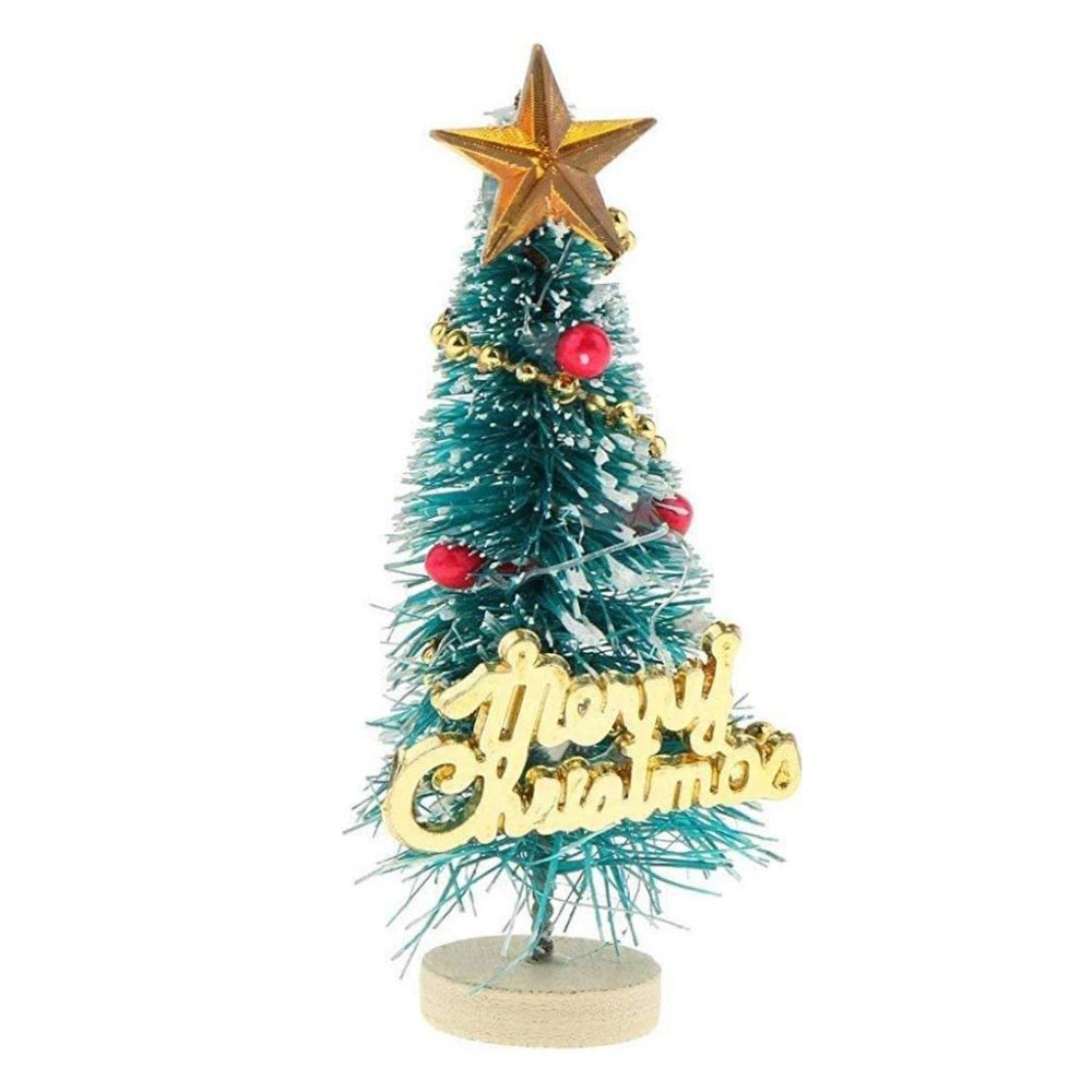 1:12 Scale Miniature Christmas Tree, Dollhouse Holiday Decor for Christmas Scene Displays and Parties